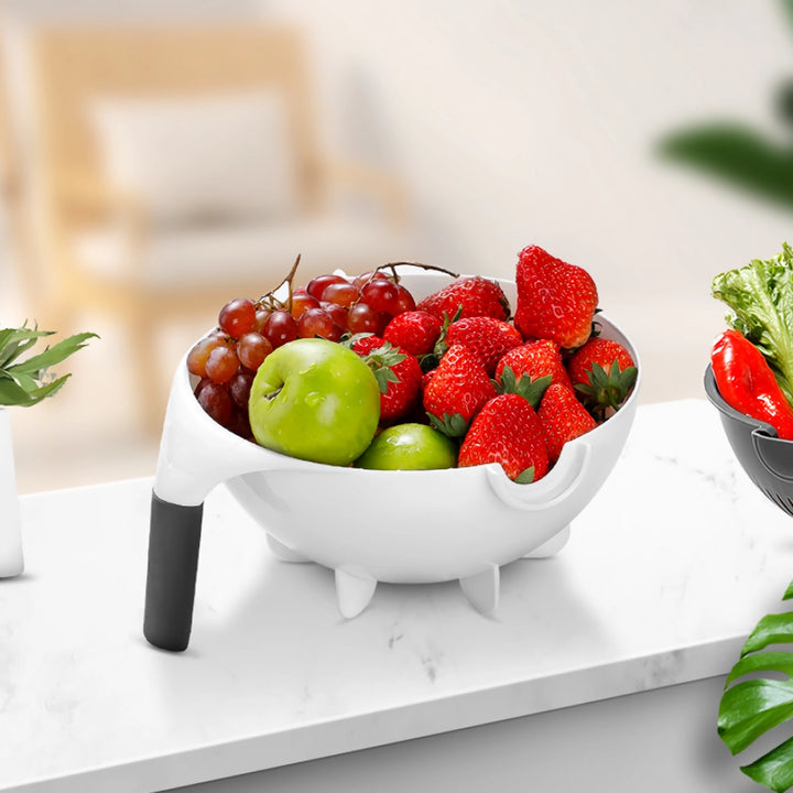 Multifunctional 2-in-1 Vegetable Slicer and Fruit Strainer