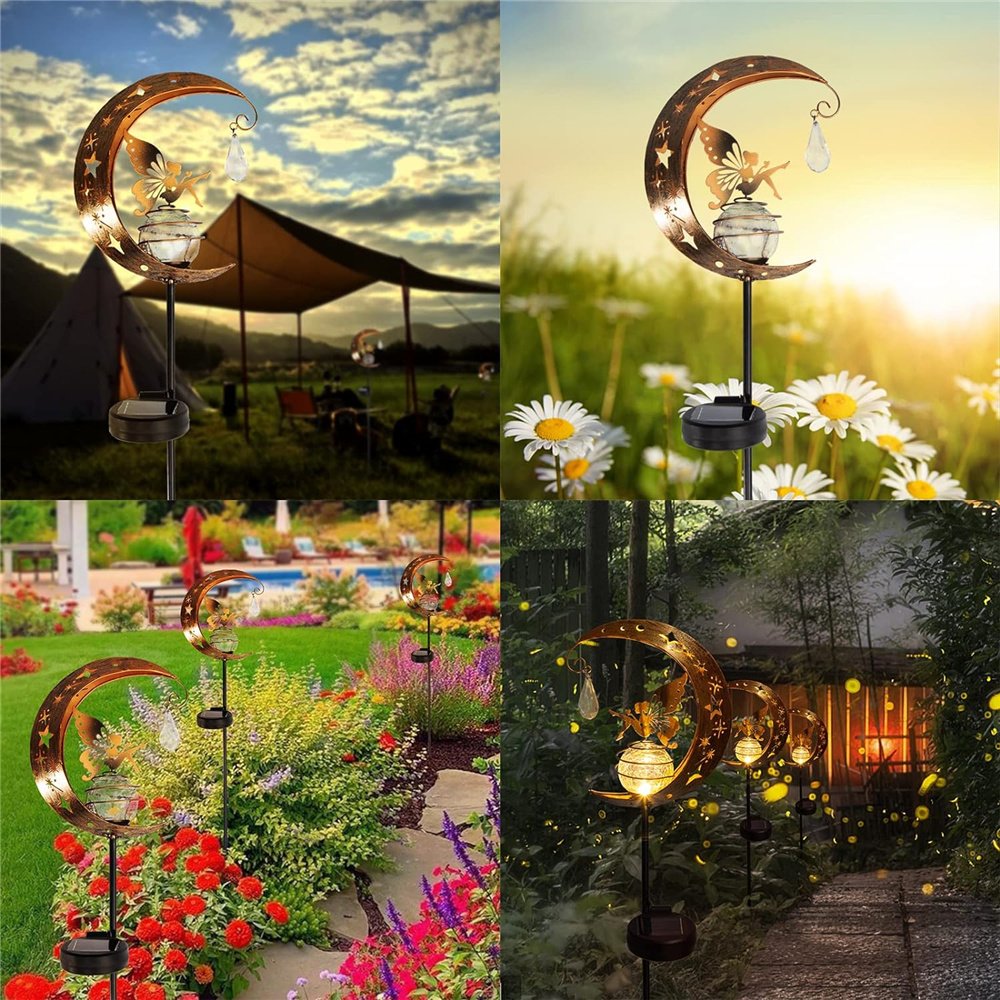 Enchanting Solar Moon Fairy Garden Light