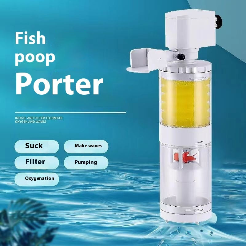 Fish Tank Built-in Filter Three-in-one Suction Wall-hung Urinal Fish Toilet