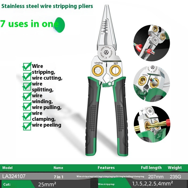 Wire Stripper Test Electric Scissors Wire Pull Cable Clamp Multi-function