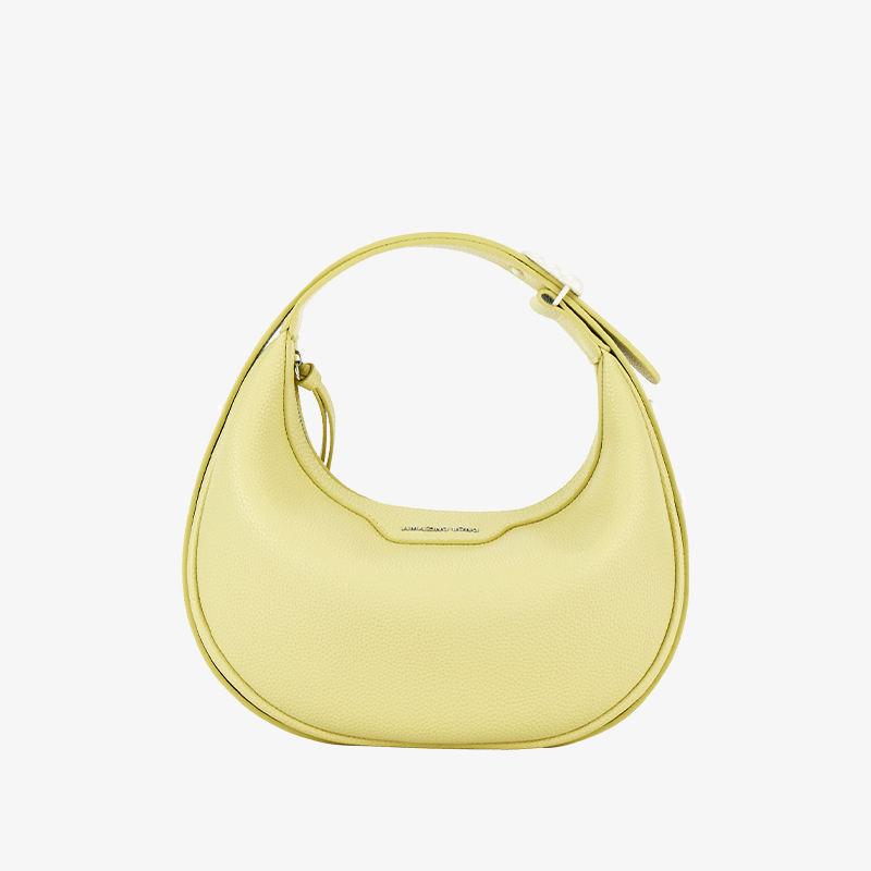 Chic Crescent Leather Crossbody Bag - Soft & Stylish