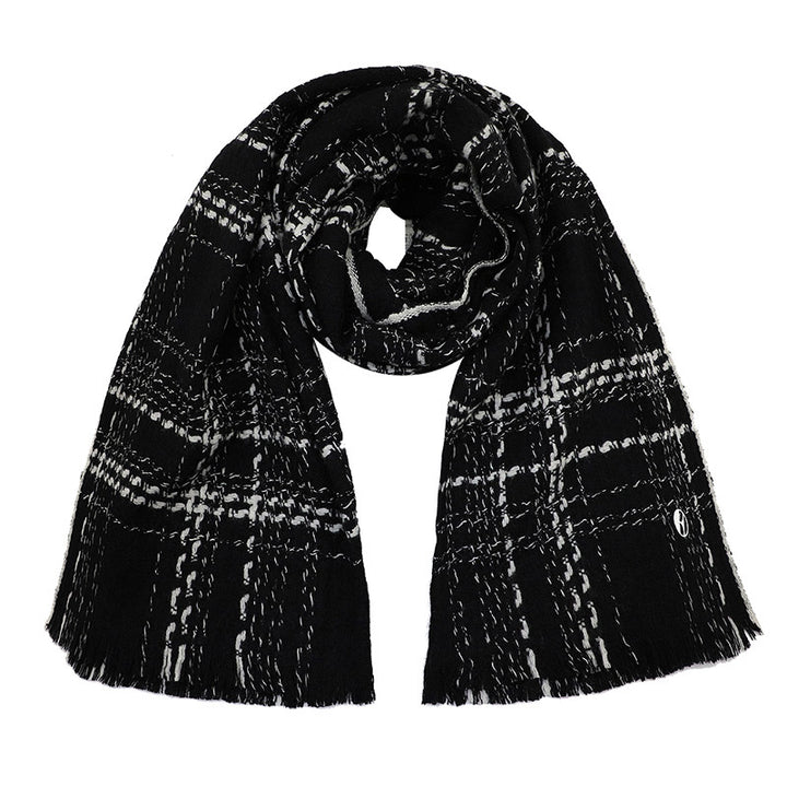 Luxurious Plaid Wool Scarf – Thick, Warm & Soft Pashmina Shawl