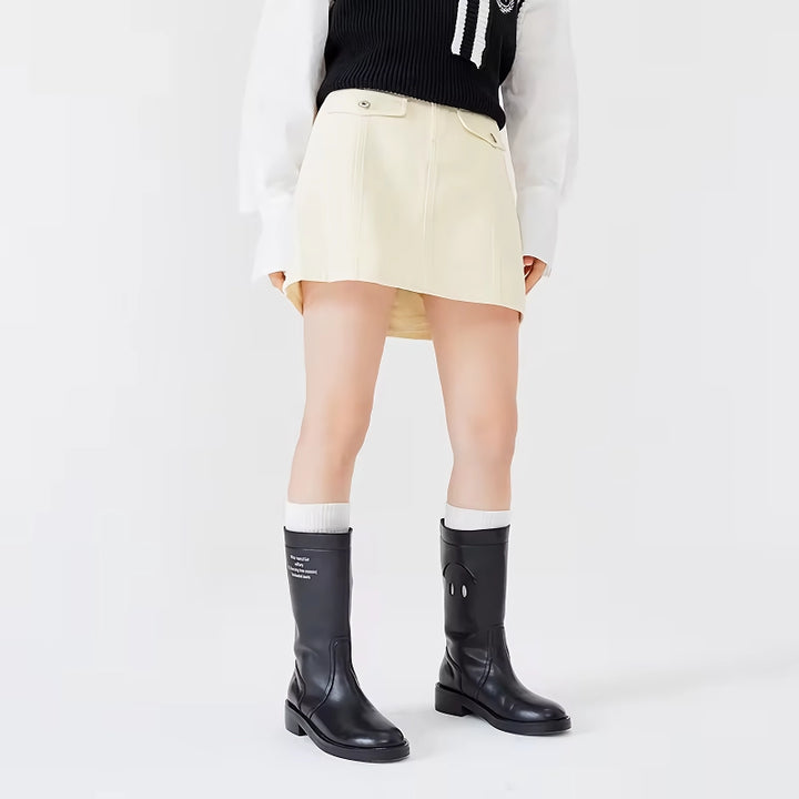 A-Line Cotton Skirt