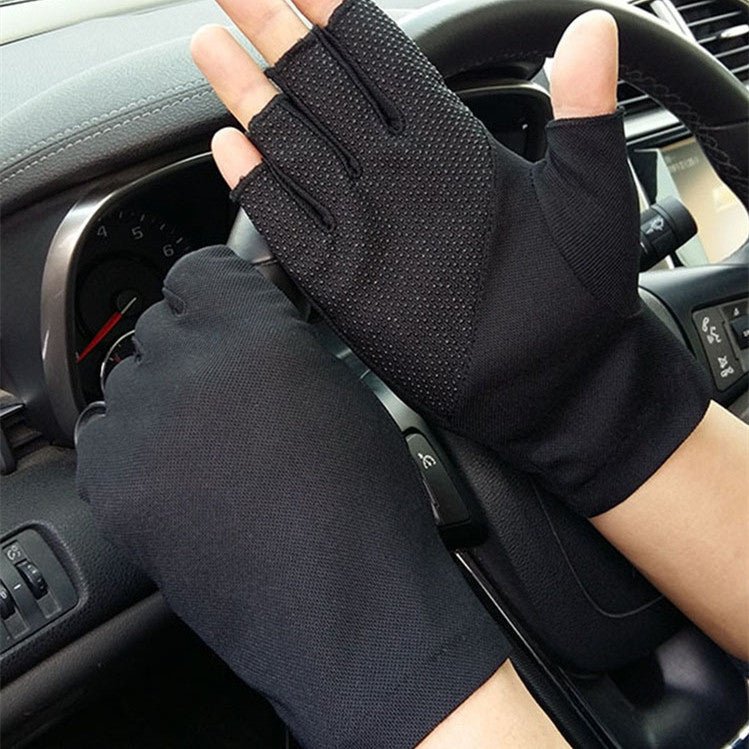 Men's And Women's Fashion Casual Half Finger Gloves