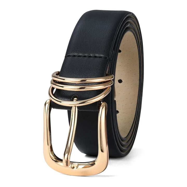 Women's Golden Needle Buckle Belt