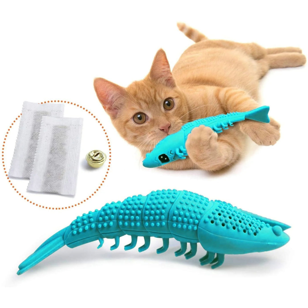 Interactive Cat Toothbrush Toy