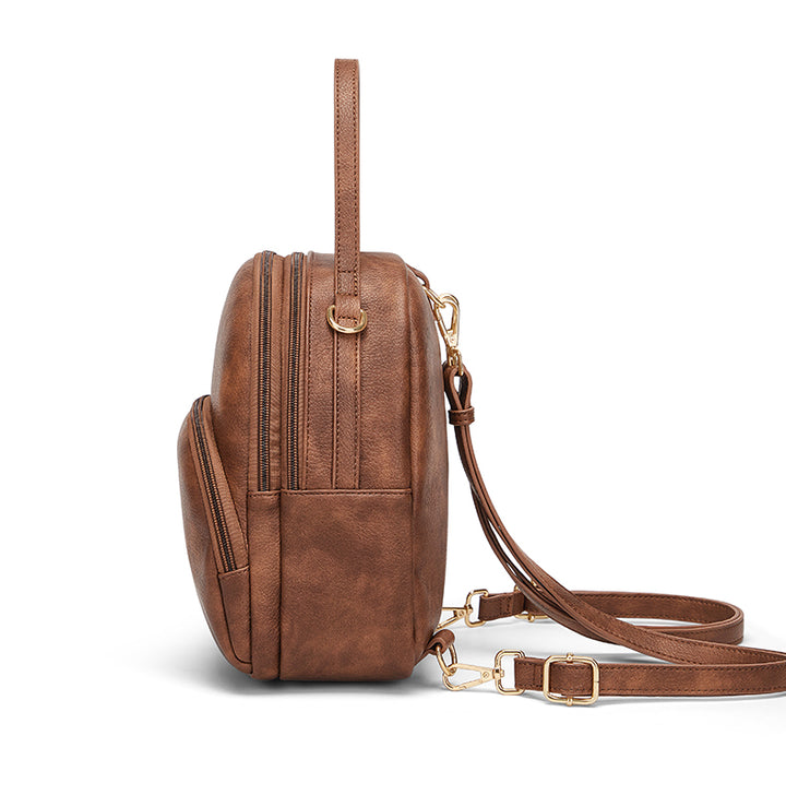 Stylish Women's Leather Backpack - Perfect for School, Travel, and Everyday Use