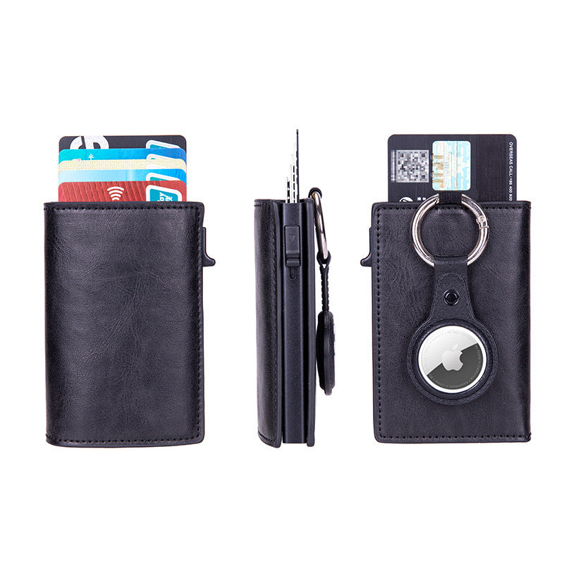 AirTag Card Holder Keychain Anti-Lost Card Sleeve