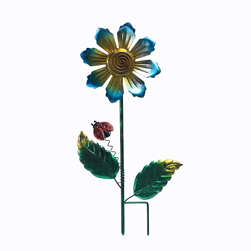 Metal Flower Garden Sculpture