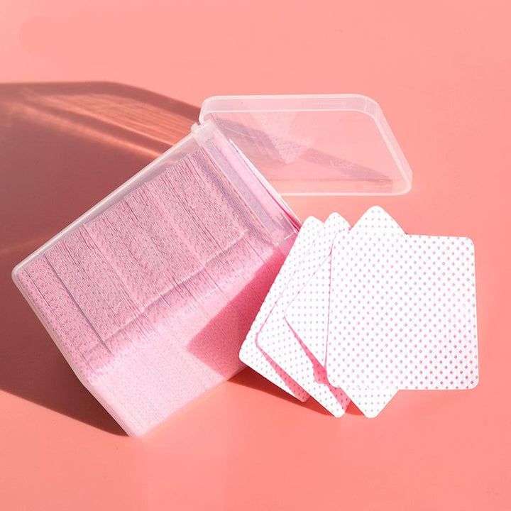 200pcs Eyelash Glue Remover Cotton Wipes