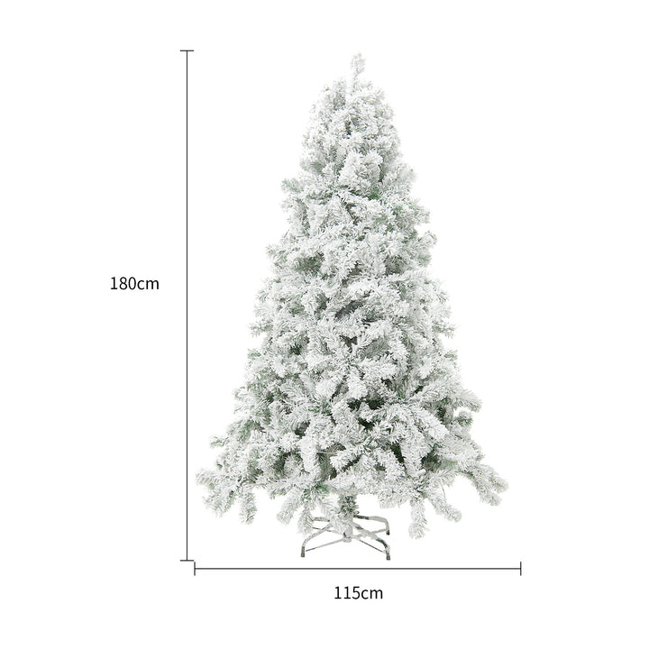 PVC Simulation Snowfall Display Window Decoration Christmas Tree