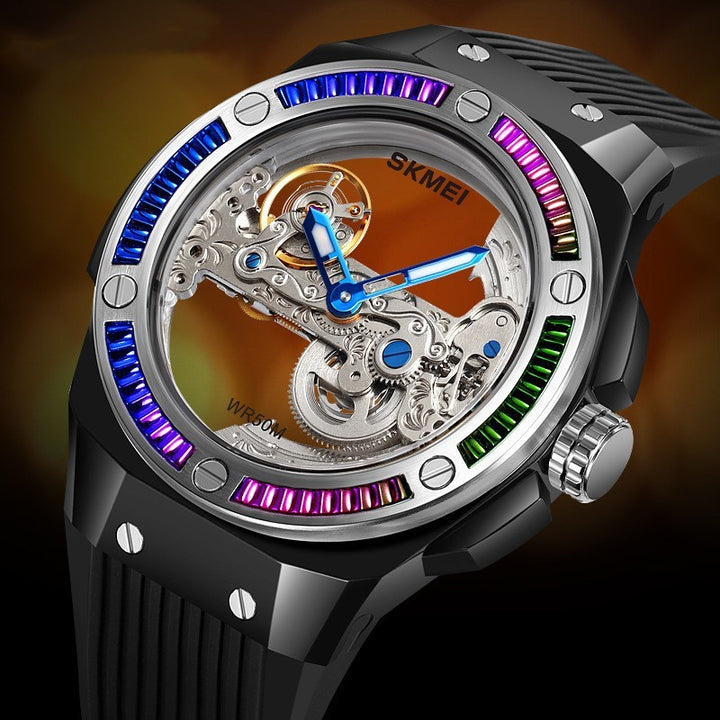 Men's Exquisite Hollow Mechanical Automatic Watch