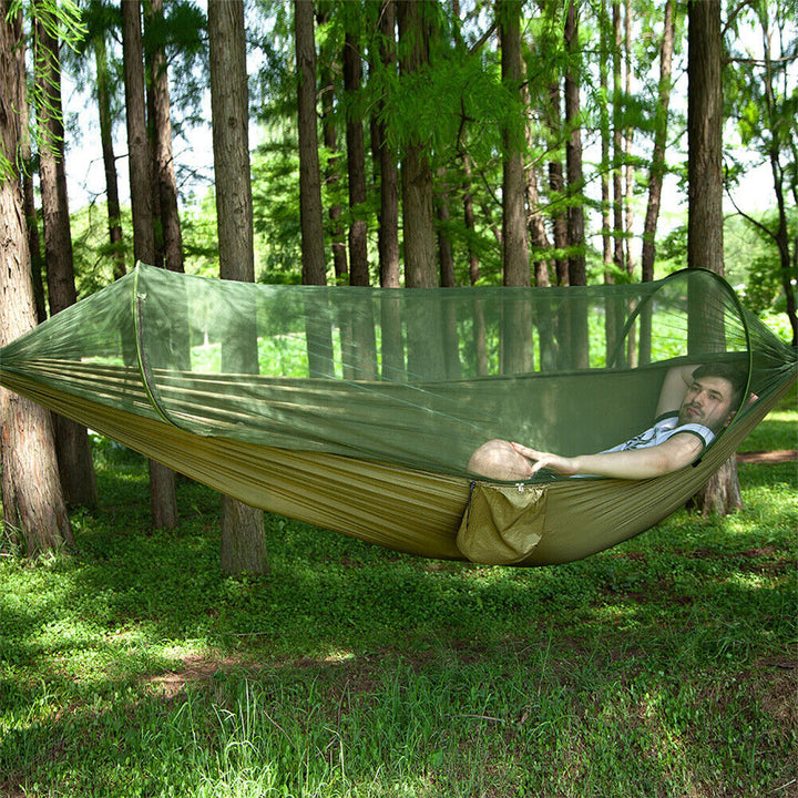 Portable Camping Hammock with Mosquito Net