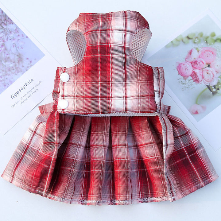 Plaid Dog Dress Harness