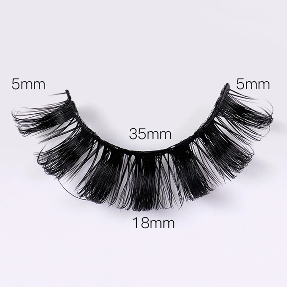 4 Pairs Fluffy 3D Mink False Eyelashes