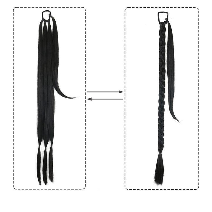 Synthetic Braided Ponytail Hair Extension