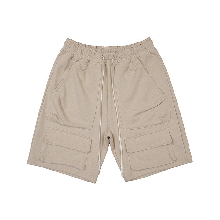 Multi-Pocket Workwear Shorts For Men