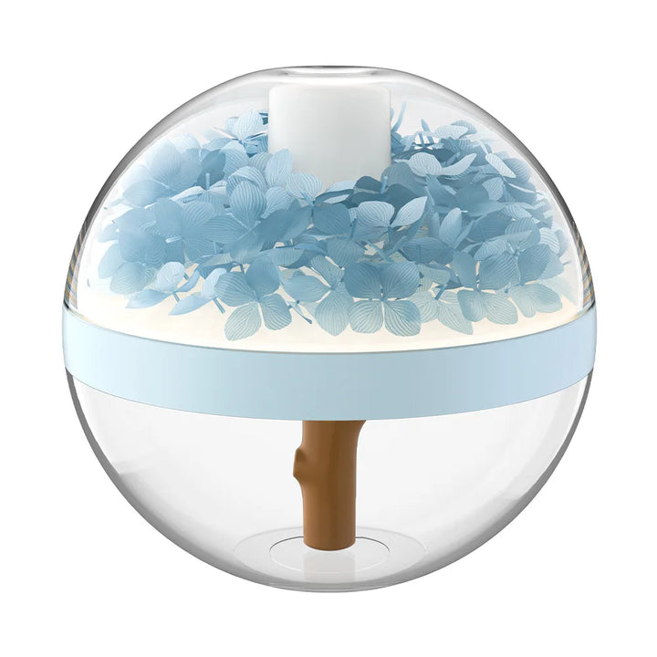 Portable Wireless Air Humidifier with Eternal Flower & Warm White Lamp