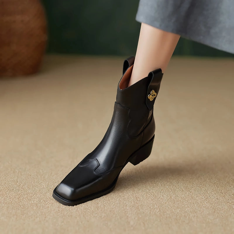 Retro Ankle Boots