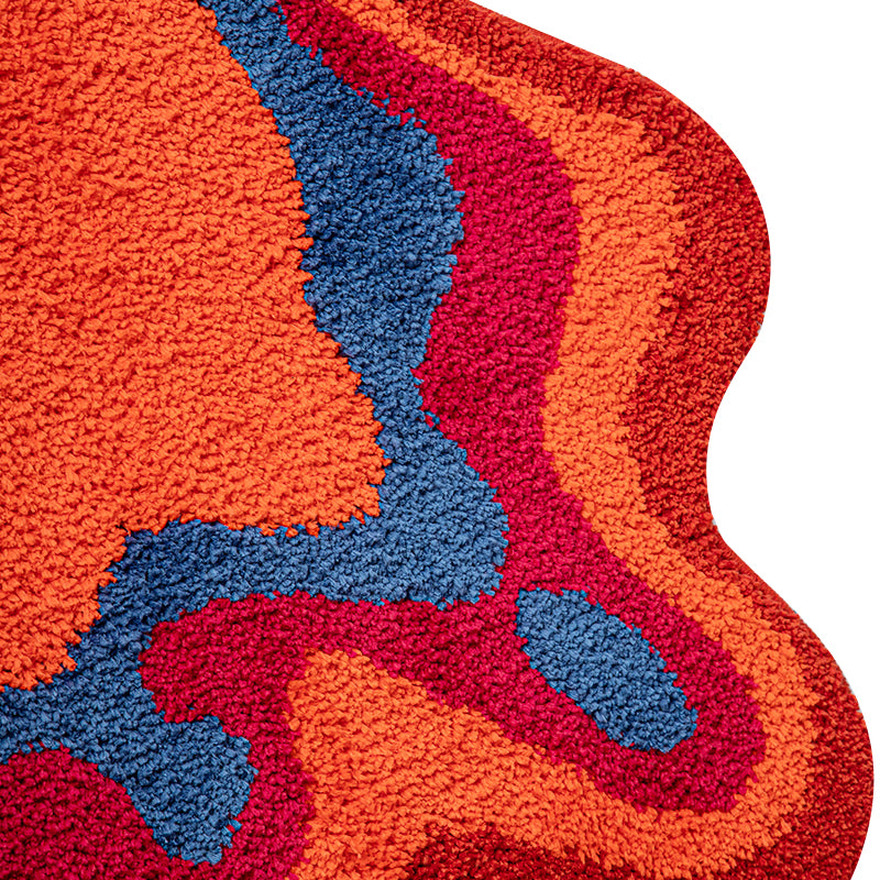 70s Retro Psychedelic Tufted Rug