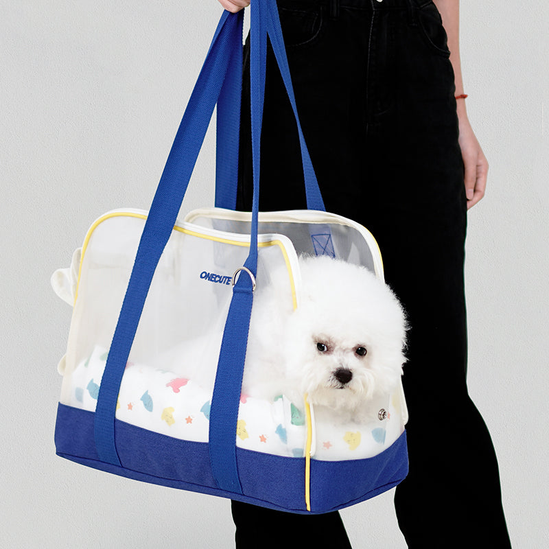 Portable Pet Carrier Bag with Breathable Design for Small Dogs and Cats