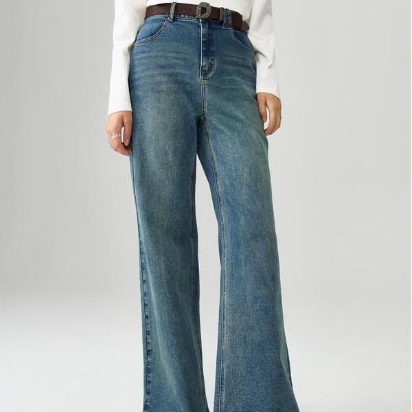 High Waist Flared Jeans