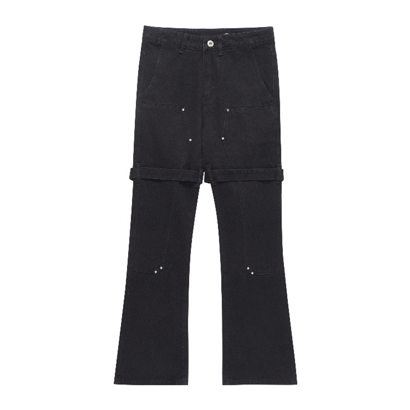 Ribbon Casual Jeans Design American High Street