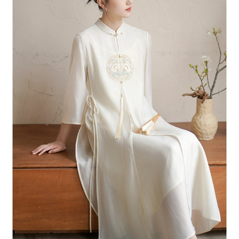 Retro Gentle Zen New Chinese Style Dress