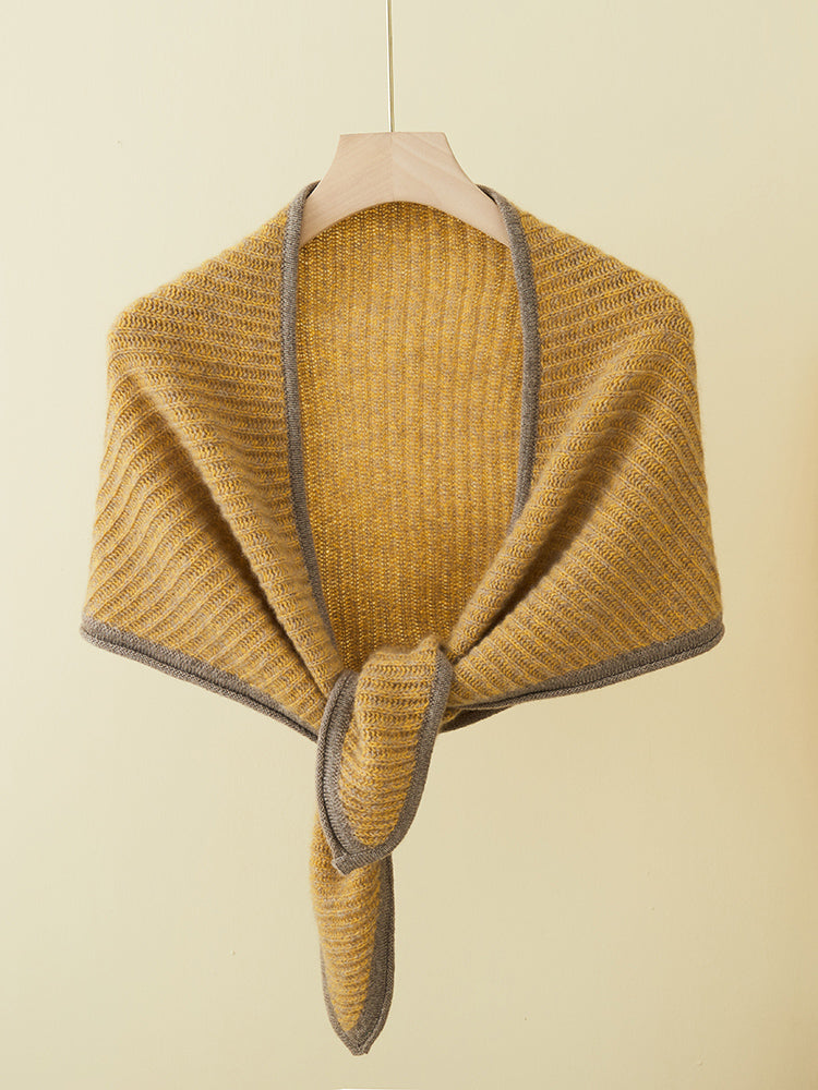 Luxurious 100% Cashmere Triangle Scarf