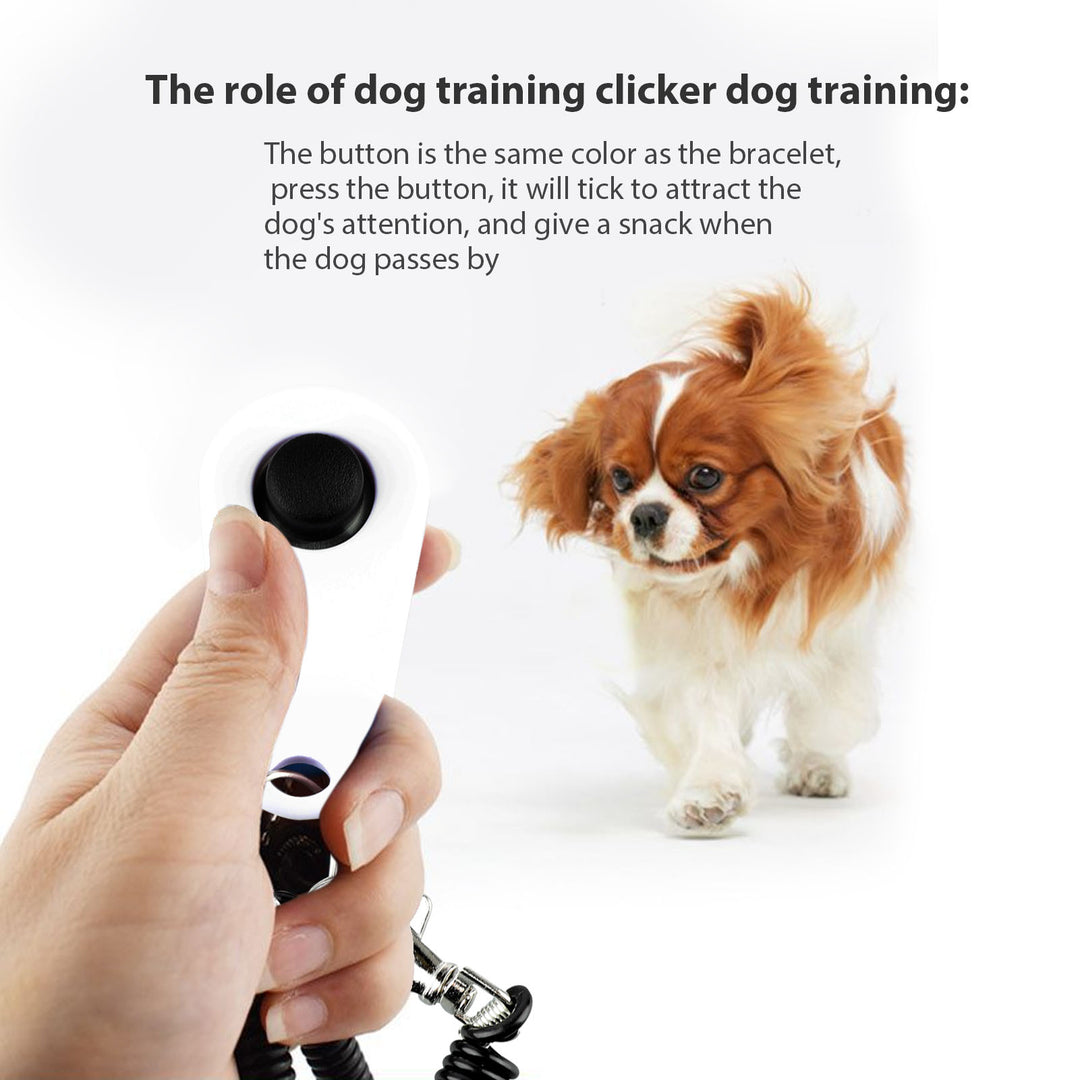 Adjustable Dog Training Clicker with Wrist Strap