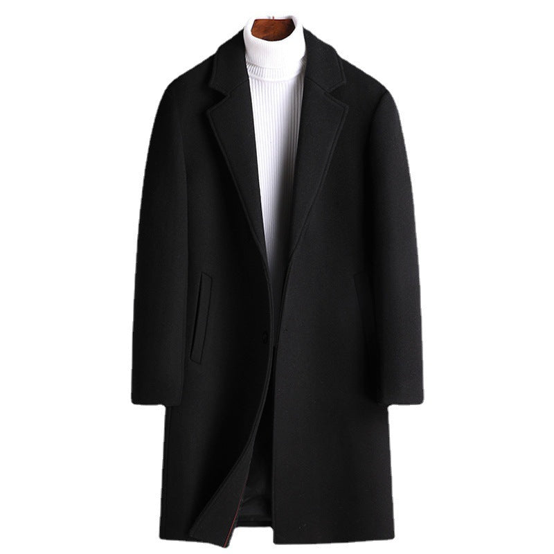 Wool Korean Style Casual Winter Thickened Velvet Woolen Coat