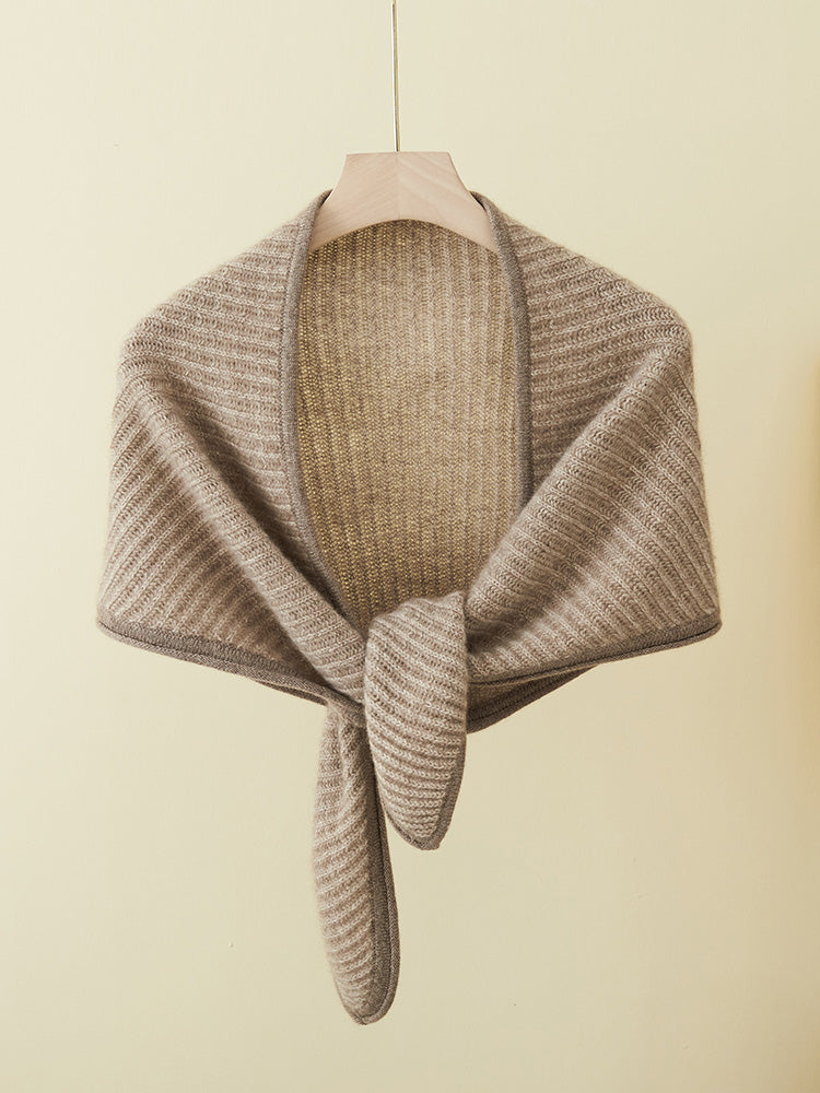 Luxurious 100% Cashmere Triangle Scarf