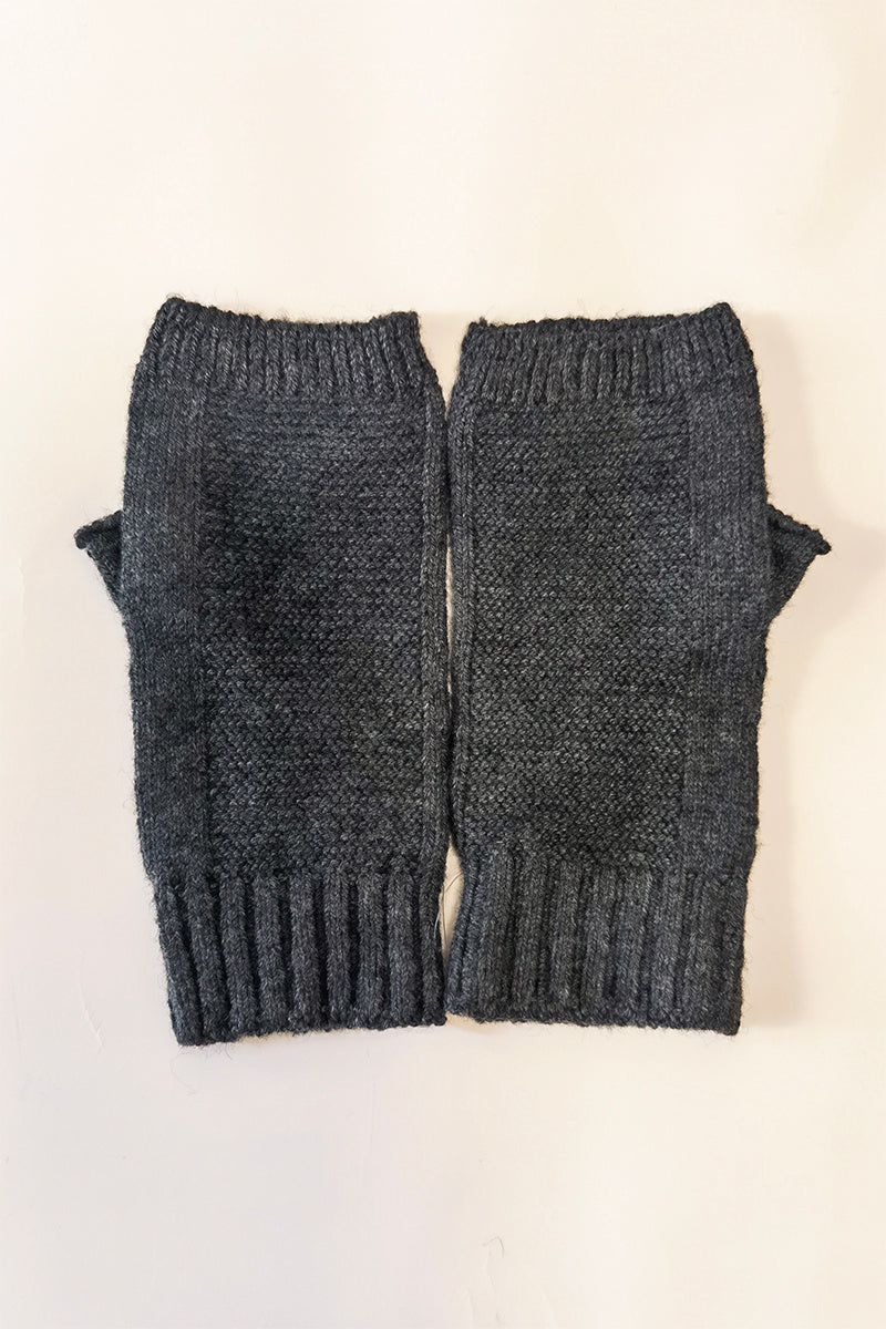 Wool Cashmere Half Finger Gloves For Men And Women