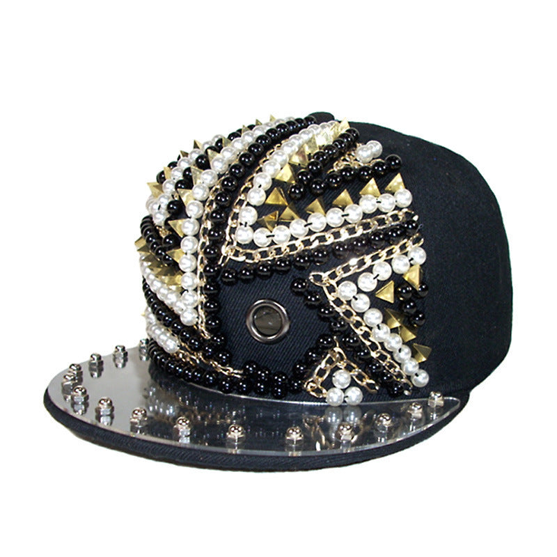 Magic Claw Leopard Head Multi-rivet Sewing Hip Hop