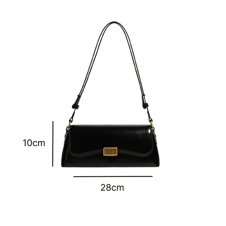 Elegant Genuine Leather Vintage Shoulder Bag