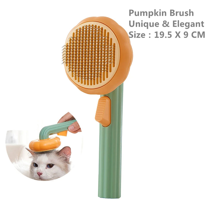 Pumpkin Pet Brush for Dogs & Cats