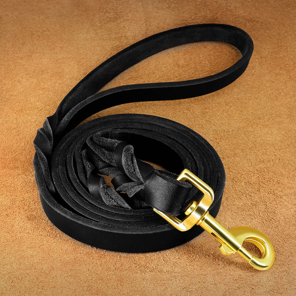 6ft Genuine Leather Dog Leash