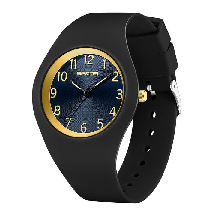 Student Thin And Light Silicone Strap Waterproof Simple Fashion Electronic Watch