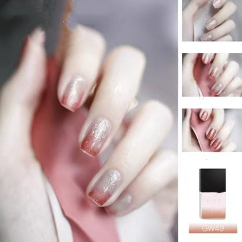 Temperature-changing Twilight Phototherapy Nail Polish Glue