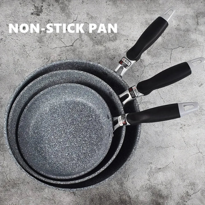 Non-Stick Stone Frying Pan Set - Eco-Friendly Wok Skillet