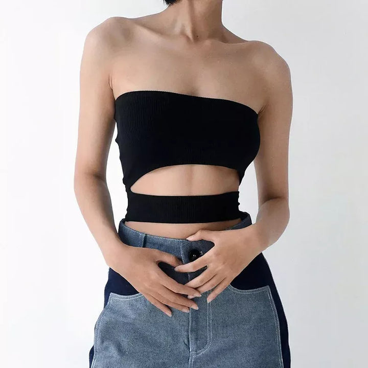 Hollow Out Crop Top