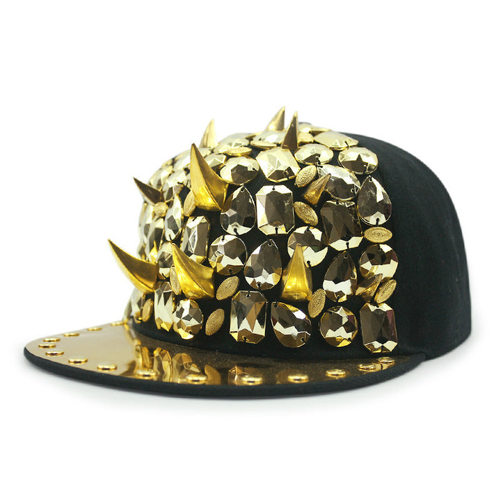 Magic Claw Leopard Head Multi-rivet Sewing Hip Hop