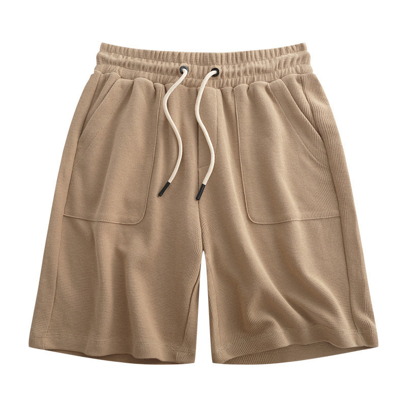 Simple Drawstring Waist Sports Shorts Men