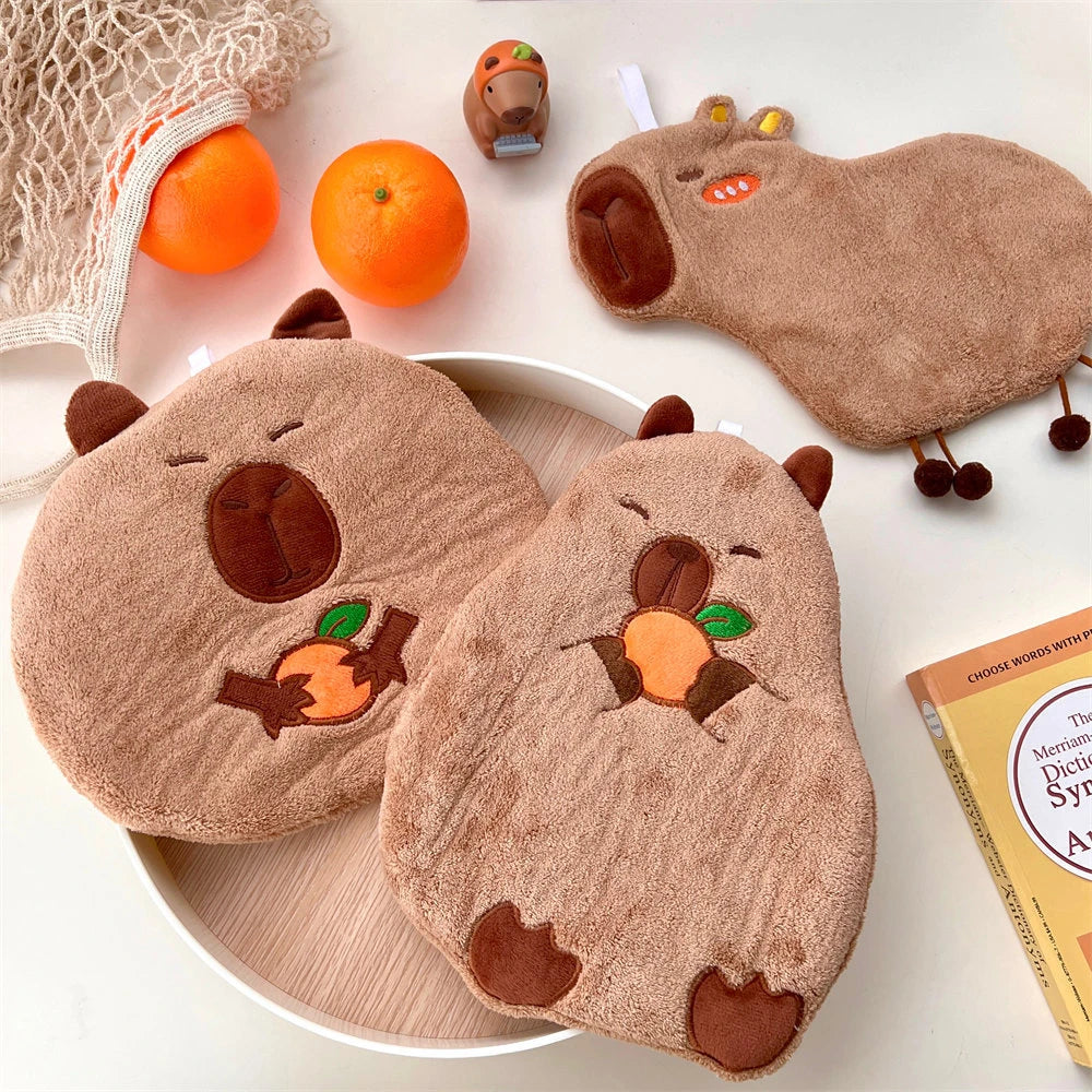 Cute Capybara Hanging Hand Towel