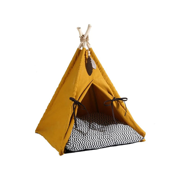 Sunset Yellow Cat Tent