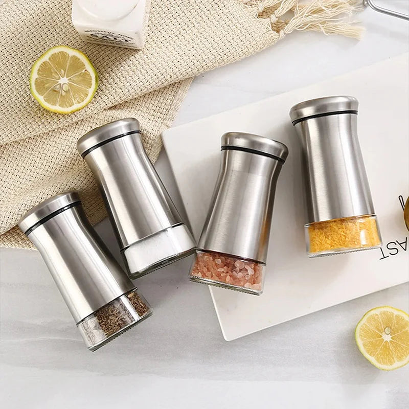 Stainless Steel Pepper and Salt Shaker