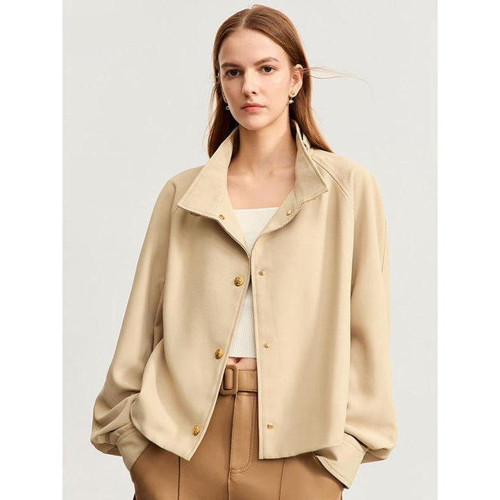 Minimalist Military Women’s Coat