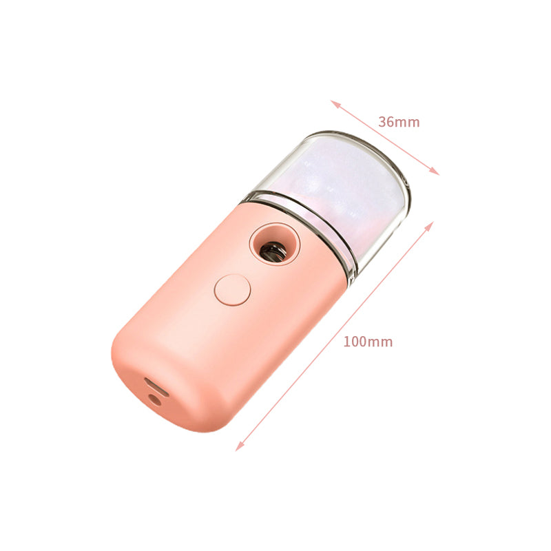 Mini Nano Facial Mist Sprayer - USB Rechargeable Humidifier & Moisturizer