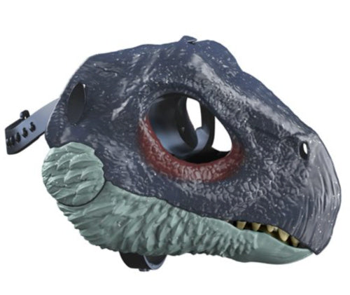 Blue Dinosaur Head Cover Sickle Dragon With Claw Mask