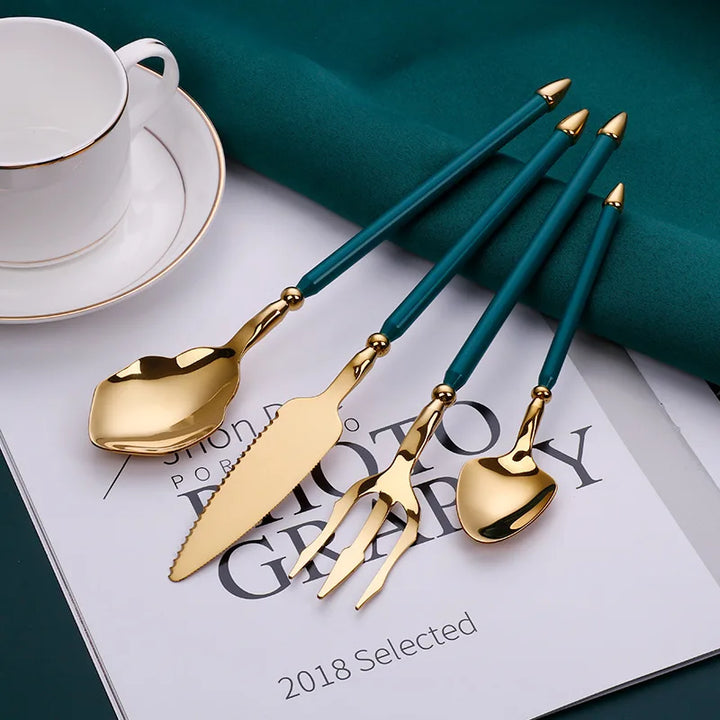 Fashion 304 Stainless Steel Cutlery Set